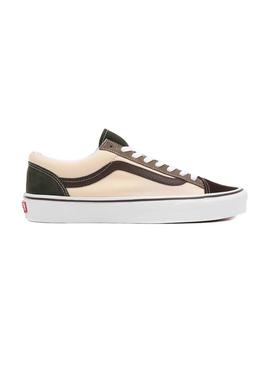 Baskets Vans Couleur Block Style 36 Brun Homme