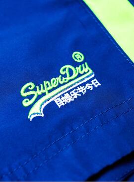 Swimsuit Superdry Volley Bleu Hommes