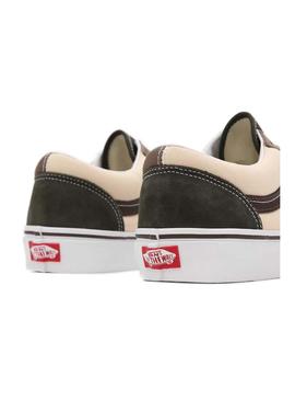 Baskets Vans Couleur Block Style 36 Brun Homme