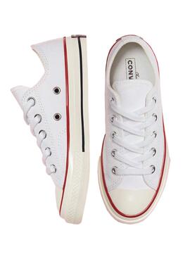 Baskets Converse Chuck 70 Low Blanc pour Garçons