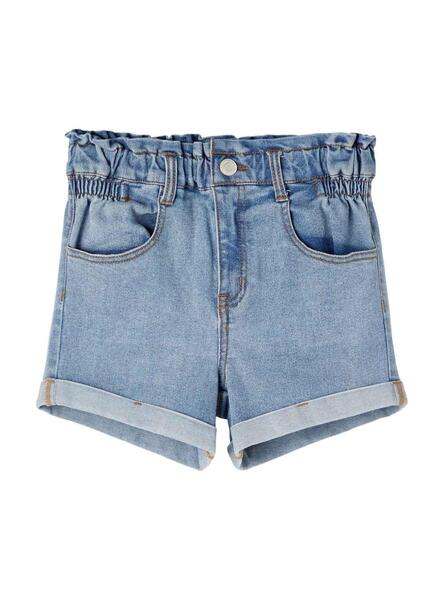 Short sales jeans fille