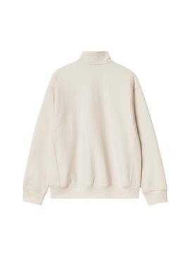 Sweat Carhartt Half Zip American Script Beige