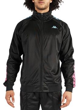 Veste Kappa Anniston Degrade Noire pour Homme