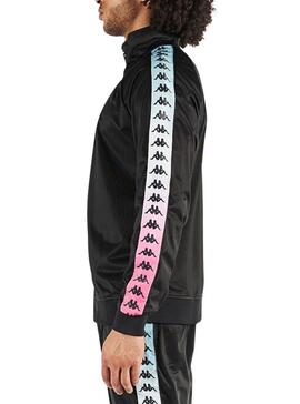 Veste Kappa Anniston Degrade Noire pour Homme