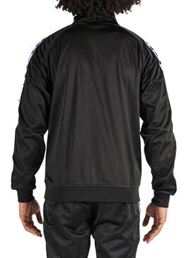 Veste Kappa Anniston Degrade Noire pour Homme