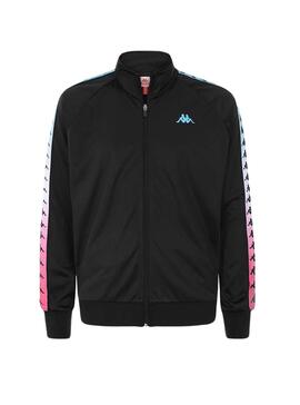 Veste Kappa Anniston Degrade Noire pour Homme