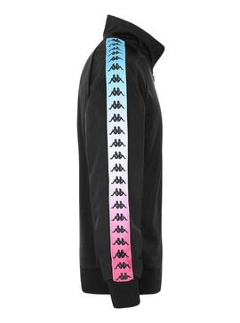 Veste Kappa Anniston Degrade Noire pour Homme