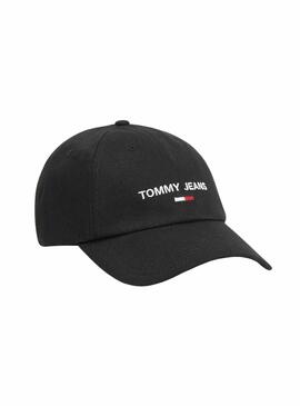 Casquette Tommy Jeans Sport Noire pour Homme