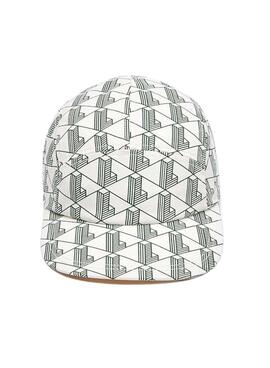 Casquette Lacoste LIVE Blanc et Noire Unisexe