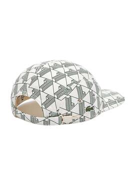 Casquette Lacoste LIVE Blanc et Noire Unisexe