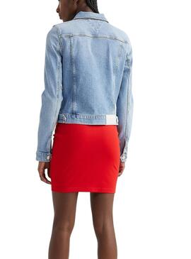 Veste Denim Tommy Jeans Trucker Slim Femme