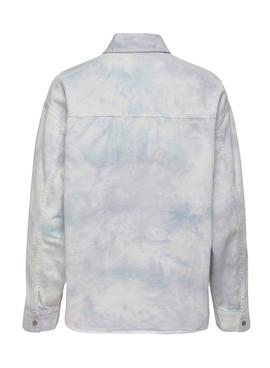 Veste Denim Only Cairo Tie Dye Multi Femme