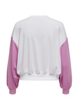 Sweat Only Nolia Blanc pour Femme