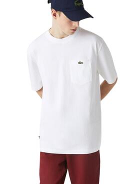 T-Shirt Lacoste Live TH2748 Blanc Homme et Femme