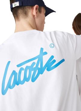 T-Shirt Lacoste Live TH2748 Blanc Homme et Femme