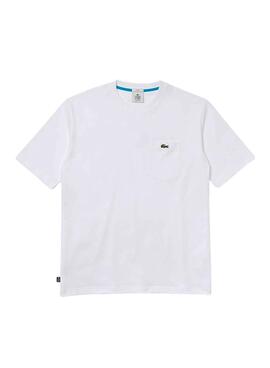 T-Shirt Lacoste Live TH2748 Blanc Homme et Femme