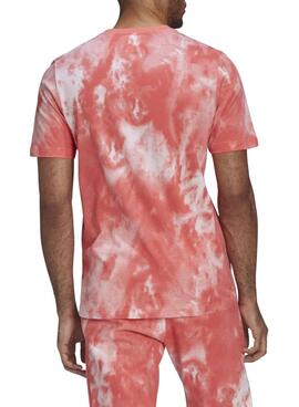 T-Shirt Adidas Essential Tie Dye Rose pour Homme