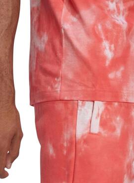 T-Shirt Adidas Essential Tie Dye Rose pour Homme