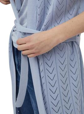 Gilet Vila Vishelley Bleu pour Femme