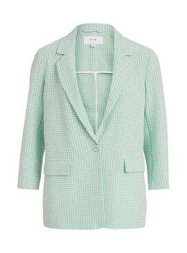 Blazer Vila Vilaidas 7/8 Sleeve Turquoise Femme