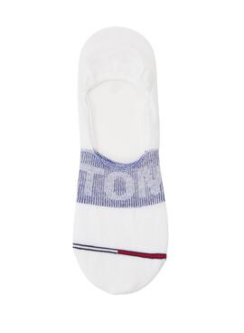 Chaussettes Tommy Jeans Invisibles Blancs Femme