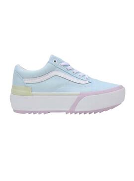 Baskets Vans Old Skool Stacked Azules Femme