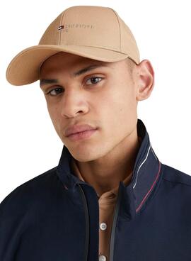 Casquette Tommy Hilfiger Established Camel pour Homme