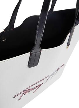 Sac À Main Tommy Hilfiger Signature Iconic Blanc Femme