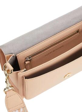 Sac À Main Tommy Hilfiger Joy Beige pour Femme