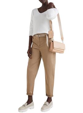 Sac À Main Tommy Hilfiger Joy Beige pour Femme