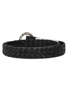 Ceinture Pieces Chona Tressé Noire pour Femme