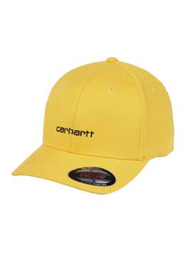 Casquette Carhartt Script Jaune Homme Et Femme