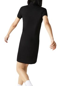 Robe Lacoste Polo Noire pour Femme