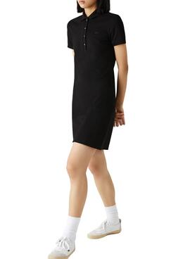 Robe Lacoste Polo Noire pour Femme