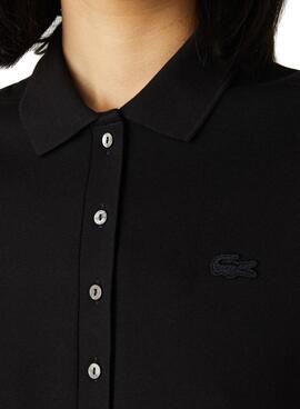 Robe Lacoste Polo Noire pour Femme