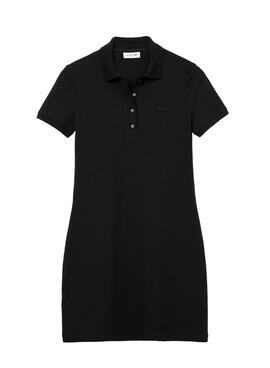 Robe Lacoste Polo Noire pour Femme