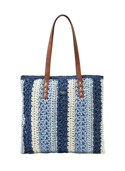 Bag Sac A Main Pepe Jean Sac à Main Pepe Jeans Chris Tote Tressé