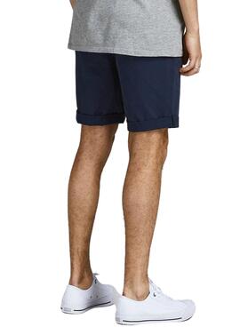 Bermudas Jack et Jones Dave Bleu Marine Homme