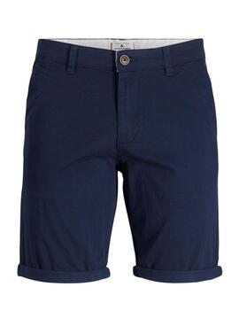 Bermudas Jack et Jones Dave Bleu Marine Homme