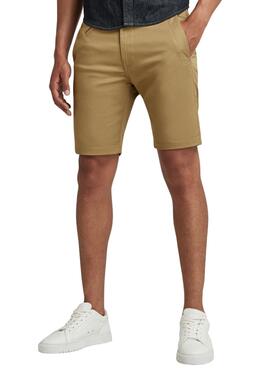 Bermuda G-Star Bronson 2.0 Slim Tostada Homme