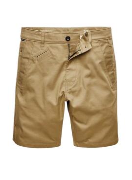 Bermuda G-Star Bronson 2.0 Slim Tostada Homme