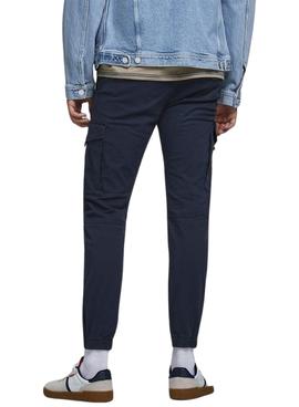 Pantalon Jack & Jones Cargaison Paul Flake Bleu Marine