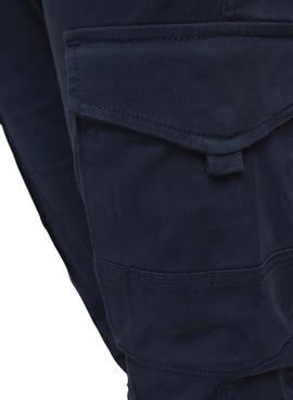 Pantalon Jack & Jones Cargaison Paul Flake Bleu Marine