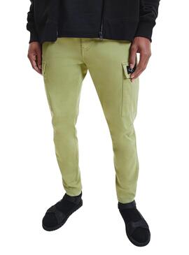 Pantalon Calvin Klein Cargo Vert Homme