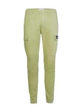 Pantalon Calvin Klein Cargo Vert Homme