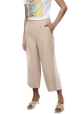 Pantalon Only Carisa Mago Beige pour Femme