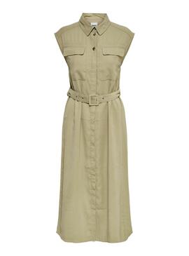 Robe Only Laris Vert pour Femme