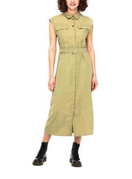 Robe Only Laris Vert pour Femme