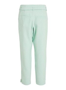 Pantalon Vila Laidas 7/8 Turquoise Femme