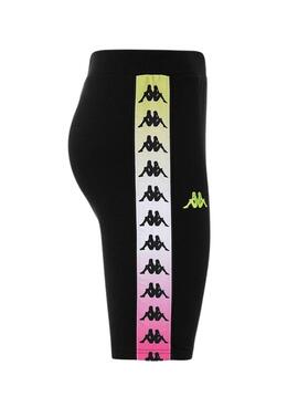 Leggings Ciclistas Kappa Dicles Dégrade Noires Femme